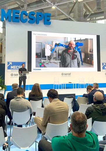 premio applicazione Centauroos -presentazione in Mecspe